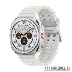   Samsung Galaxy Watch Ultra L705 47mm LTE - Titánfehér fehér szíjjal