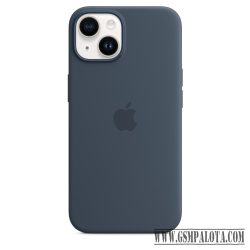 Apple iPhone 14 Plus Szilikon Magsafe tok,Viharkék