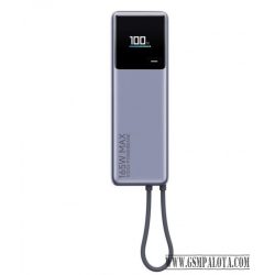   Xiaomi PowerBank 165 W 10000mAh  usb-c kábel szürke BHR9361