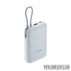   Xiaomi Power Bank 10000mAh beépített usb-c kábel kék BHR9073