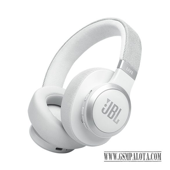 JBL Live 770NC Bluetooth Zajszűrős Fejhallgató - Fehér