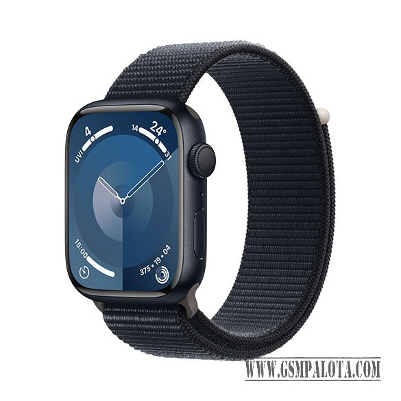 Apple Watch Series 9 GPS 45mm Midnight Aluminium Case with Sport Loop - Midnight