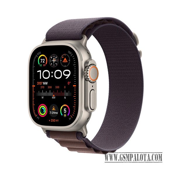 Apple Watch Ultra 2 LTE 49mm Titanium Case with Alpine Loop L - Indigo