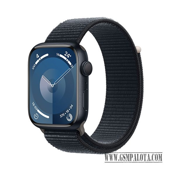 Apple Watch Series 9 GPS 45mm Midnight Aluminium Case with Sport Loop - Midnight