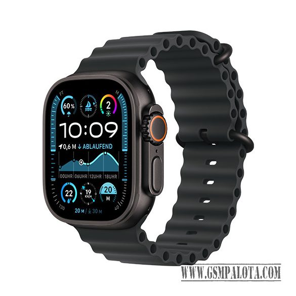 Apple Watch Ultra 2 Black LTE 49mm Titanium Case with Ocean Band - Black