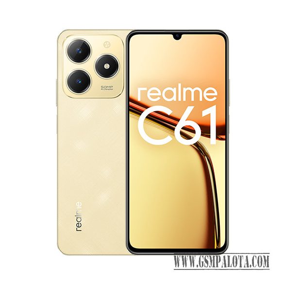 Realme C61 Dual Sim 6GB RAM 128GB - Arany