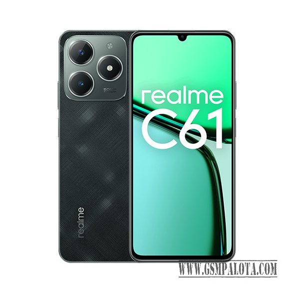 Realme C61 Dual Sim 6GB RAM 256GB - Sötét zöld