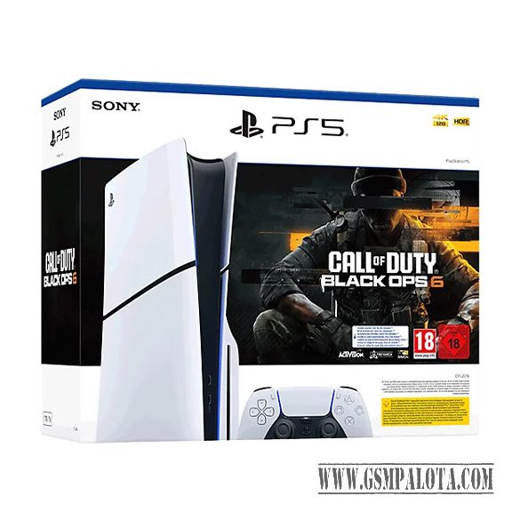 Sony PlayStation 5 Slim Disc Edition 1TB + Call of Duty: Black Ops 6 - Fehér