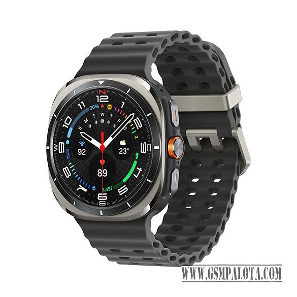 Samsung Galaxy Watch Ultra L705 47mm LTE - Titánezüst fekete szíjjal