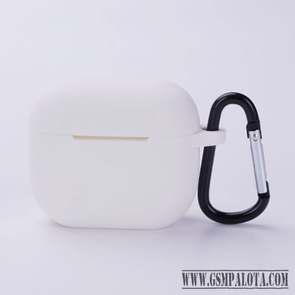 Airpods 3 szilikon tok, Fehér, 2.5 mm
