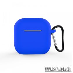 Airpods 4 szilikon tok, Kék, 2.5 mm