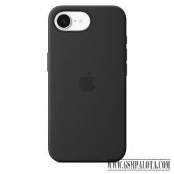 Apple iPhone 16e szilikon hátlap, fekete