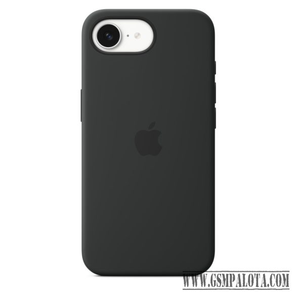 Apple iPhone 16e szilikon hátlap, fekete
