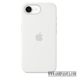 Apple iPhone 16e szilikon hátlap, fehér
