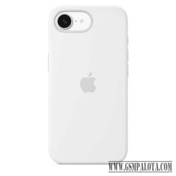 Apple iPhone 16e szilikon hátlap, fehér