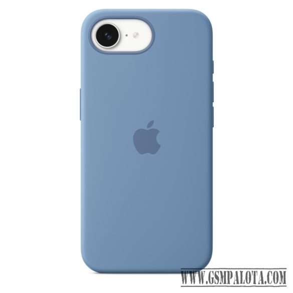 Apple iPhone 16e szilikon hátlap, kék