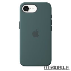 Apple iPhone 16e szilikon hátlap, zöld