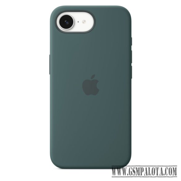 Apple iPhone 16e szilikon hátlap, zöld