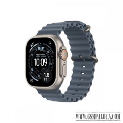   Apple Watch Ultra 3 Cellular 49mm natúr titántok, acélkék óceán