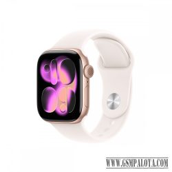   Apple Watch S11 Cellular 42mm arany alutok, rózsaszín sport M/L