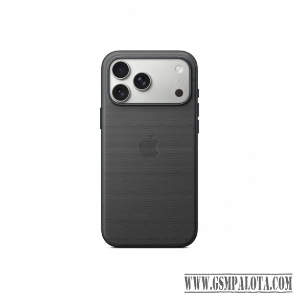 Apple iPhone 17 Pro Max TechWoven fekete szövettok