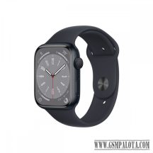 Apple Watch S8 GPS 41mm Fekete tok, Fekete Szíj