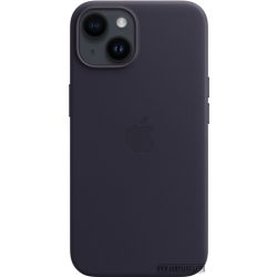 iPhone 14 Plus Leather Case with magsafe,S.kék