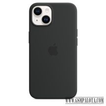 Apple iPhone14 Szilikon Magsafe tok,Fekete