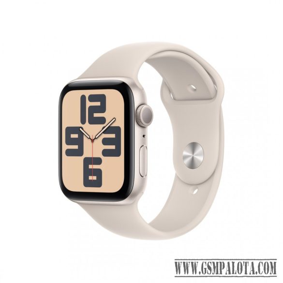 Apple Watch SE3 44mm fényes Alu tok,Csillagfény sport szíj (M/L)