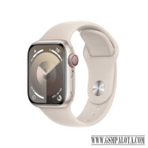   Apple Watch S9 Cellular 41mm fényes Alu tok,fényes sport szíj