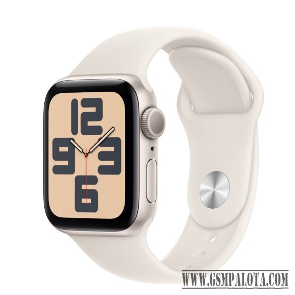 Apple Watch SE2 v3 GPS 40mm  csillagfény alutok, sportszíj M/L