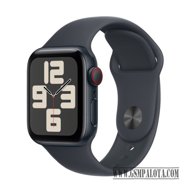 Apple Watch SE2 v3 Cellular 40mm fekete alutok, sportszíj M/L