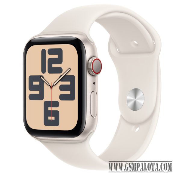 Apple Watch SE2 v3 Cellular 44mm csillagfény alutok, sport M/L