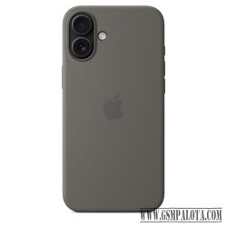   Apple iPhone 16 Plus MagSafe rögzítésű szilikontok, kőszürke