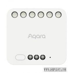   Aqara T2 mini 2 áramkörös relémodul, fogyasztásméréssel, motoros