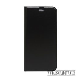 Samsung A03s flip oldalra nyíló tok, Fekete