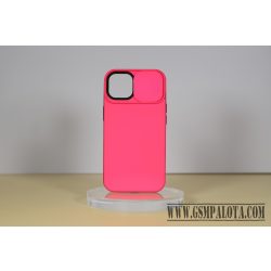 iPhone 14 Pro TPU+PC csúsz. kameravédős tok,Pink