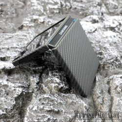 Mágneses aramid karbon tok, Samsung Z Flip 7, Fekete