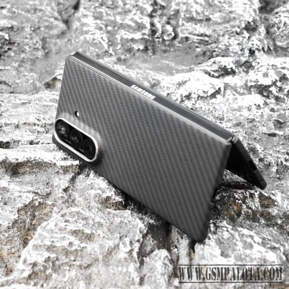 Mágneses aramid karbon tok, Samsung Z Fold 7, Fekete