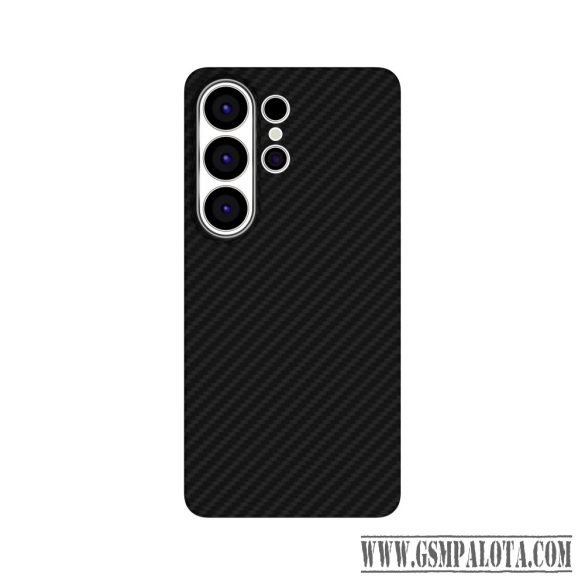 Aramid mágneses karbon tok, Samsung S26 Ultra,  Fekete