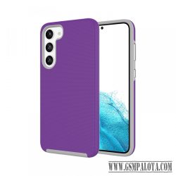 Samsung S23 TPU+PC ütésálló tok,Lila