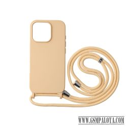   iPhone 16 Pro Max TPU+PC fesztiváltok, édesbarack azonos színű n