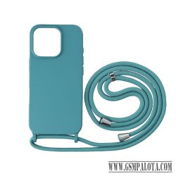   iPhone 16 Pro TPU+PC fesztiváltok, óceán szíve azonos színű nyak