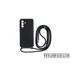 Sam A56 TPU+PC fekete tok,Fekete zsinórral