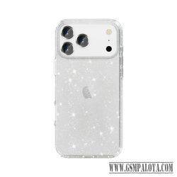   Iphone 17 Pro Max csillámos szilikon telefontok, Átlátszó