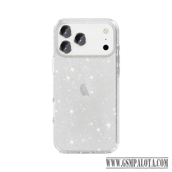Iphone 17 Pro csillámos szilikon telefontok, Átlátszó