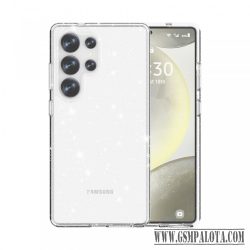  Samsung Galaxy S26 Ultra csillámos szilikon telefontok, Átlátszó