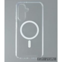 Samsung A26 mágneses szilikon tok, Átlátszó