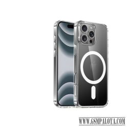 iPhone 16 Pro mágneses szilikon tok, Átlátsz.