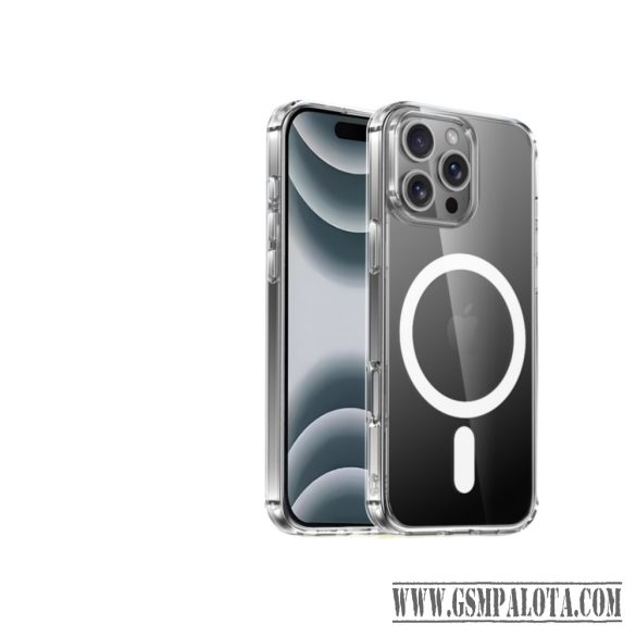 iPhone 16 Pro mágneses szilikon tok, Átlátsz.
